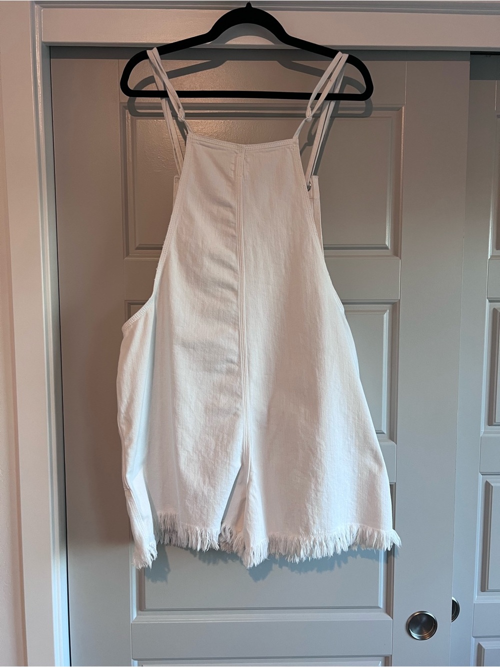 Aerie White Denim Jumpsuit - Picture 4 of 4
